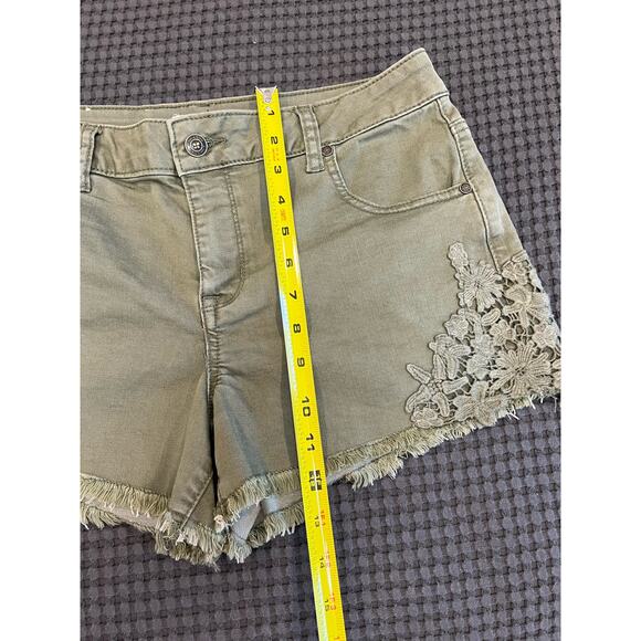 Altar’d State Lace Shorts | Womens Olive Green Shorts‎ | Size 29 - Picture 6 of 9